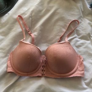 Light pink aerie balconette bra